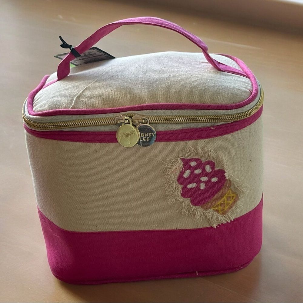 Dabney Lee Ice Cream Train Case Cosmetic Bag NWT